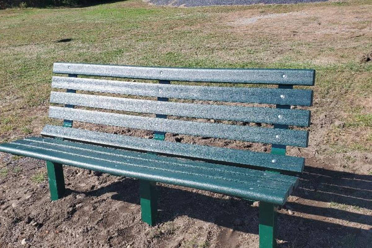 Memorial Bench at Waterfront Park 2